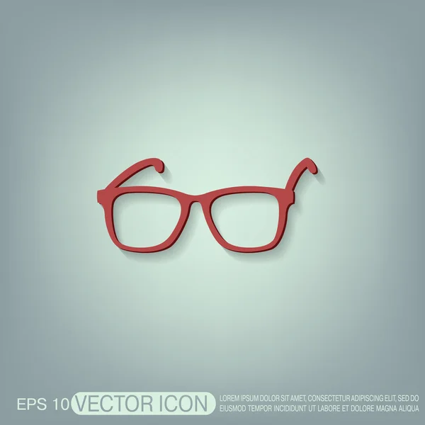 Icono accesorio gafas — Vector de stock