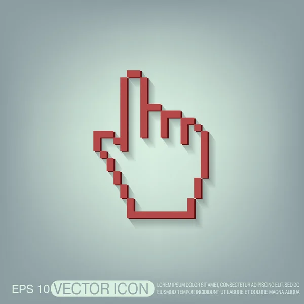 Muis handcursor — Stockvector