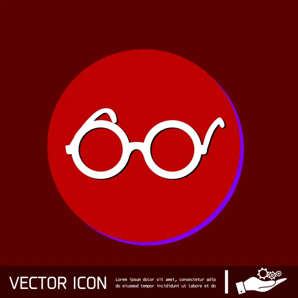 Icono accesorio gafas — Vector de stock