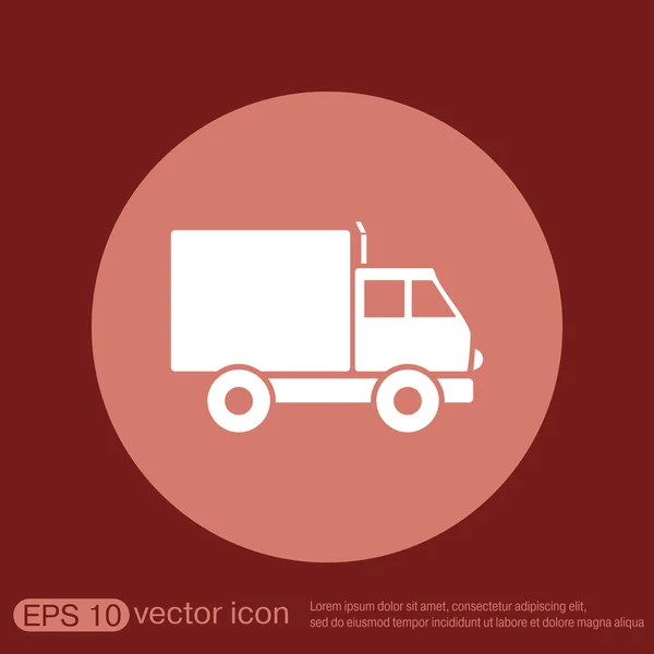 Truck logistic icon — Stock Vector