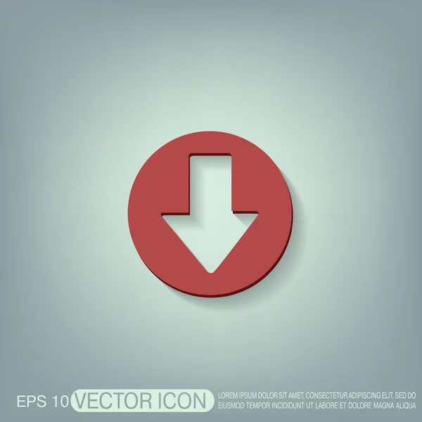Icona simbolo freccia Web — Vettoriale Stock