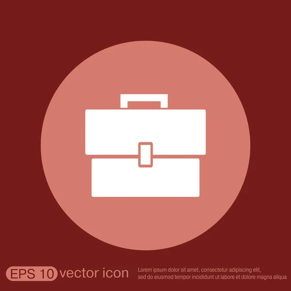 Icono del símbolo del maletín — Archivo Imágenes Vectoriales