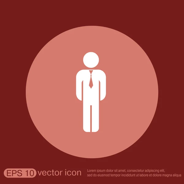 Male avatar icon. — Stock Vector