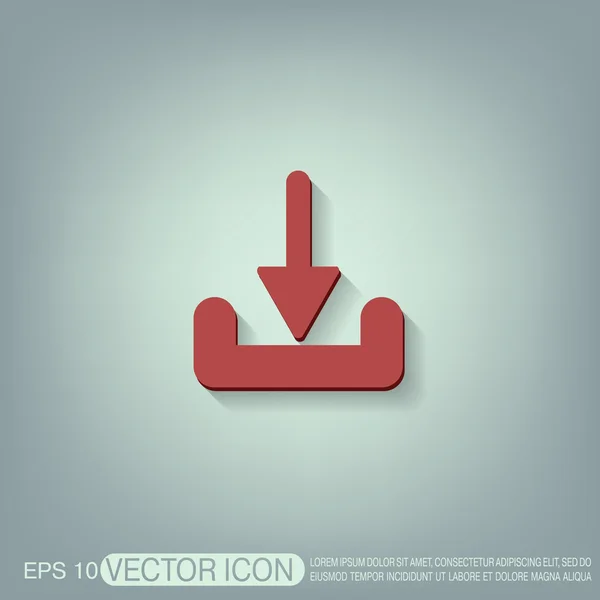 Descargar icono de flecha signo — Vector de stock