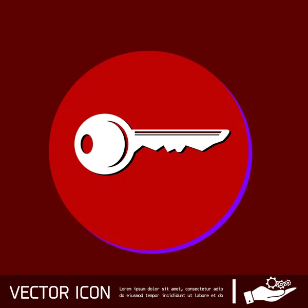 Icono del símbolo clave — Archivo Imágenes Vectoriales