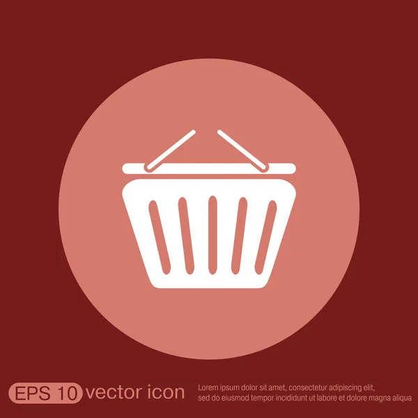 Shopping cart icon — Stock Vector