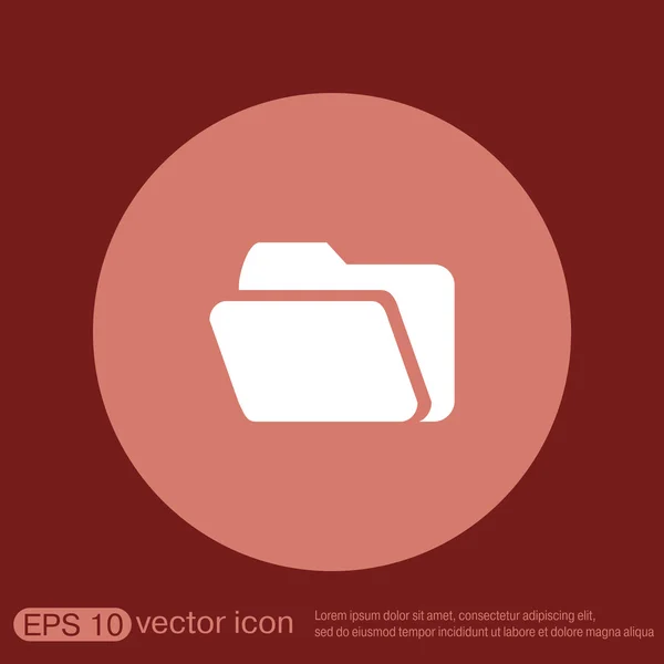 Folder for documents sign icon — Stock Vector