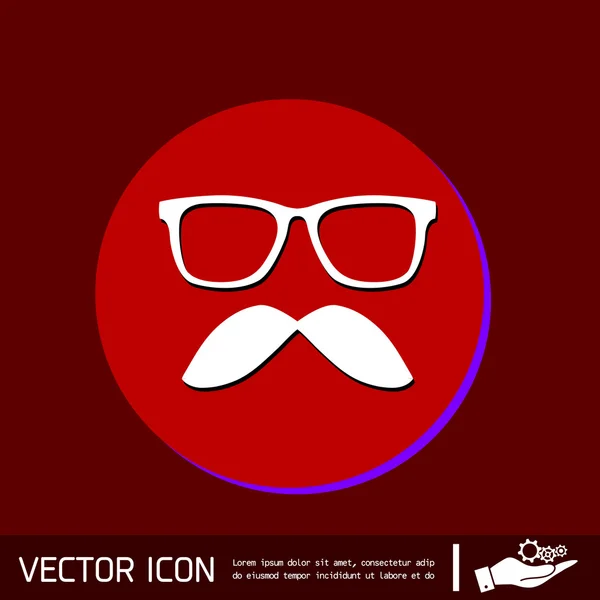 Hipster icono símbolo — Archivo Imágenes Vectoriales