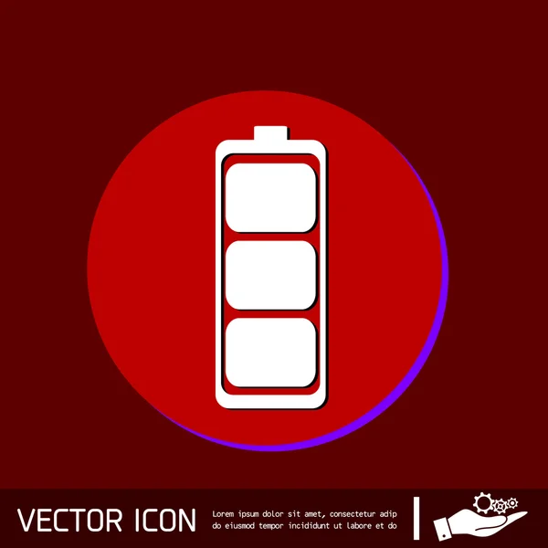 Símbolo carga batería — Archivo Imágenes Vectoriales