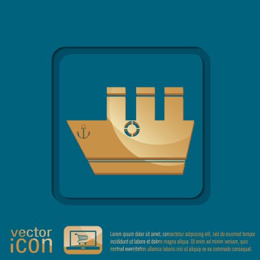 Yelken gemi sembol simge