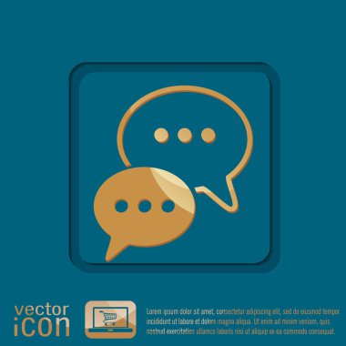 Diyalog simgesini konuşma bulut