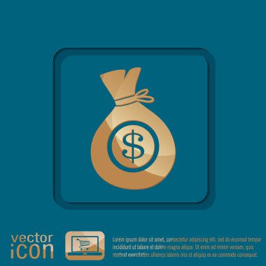 sack of money button