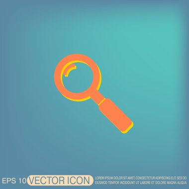 Büyüteç arama simgesi