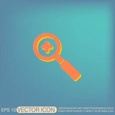 Büyüteç artış simgesi