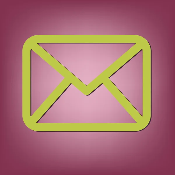Ícone do envelope postal — Vetor de Stock
