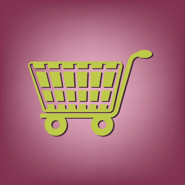 Shopping cart icon — Stock Vector