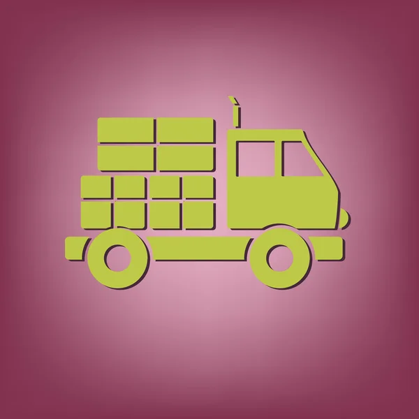 Truck. Logistic icon — Stock Vector