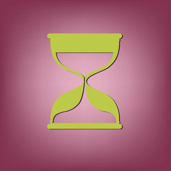 Icône de temps sablier — Image vectorielle