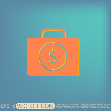 bavulla para simgesi