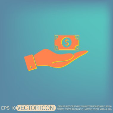 El ele tutuşan dolar.