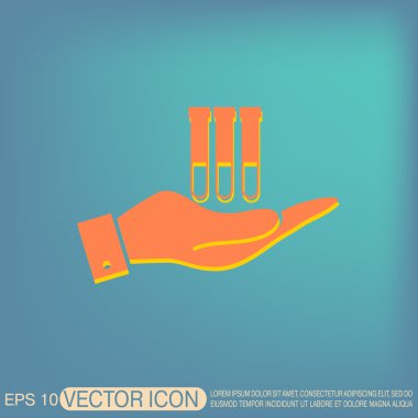 El tutma ampul veya ölçek kabı