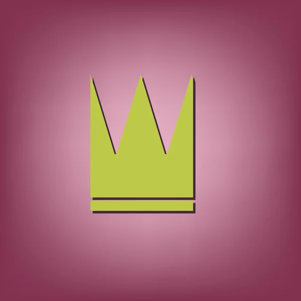 Classic crown icon — стоковый вектор