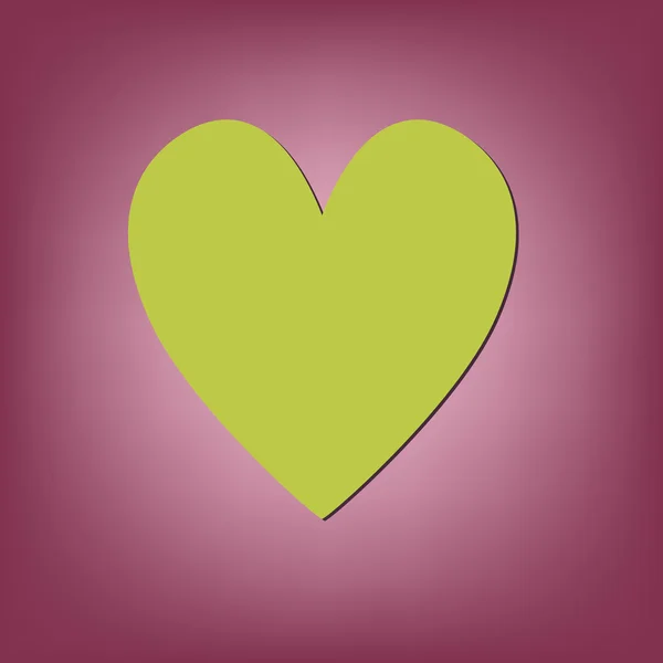 Coeur icône signe — Image vectorielle