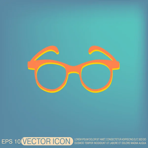 Icono accesorio gafas — Vector de stock