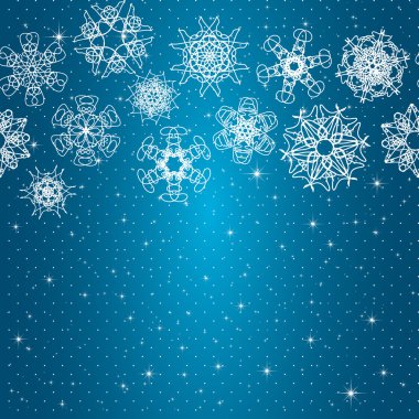 Kar tanesi pürüzsüz desen