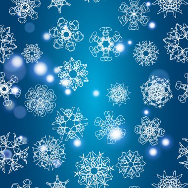 Kar tanesi pürüzsüz desen