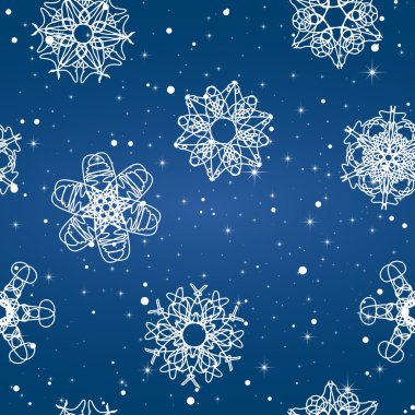 Kar tanesi pürüzsüz desen