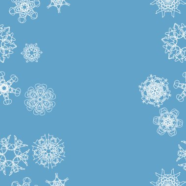 Kar tanesi pürüzsüz desen