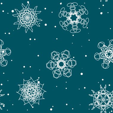 Kar tanesi pürüzsüz desen