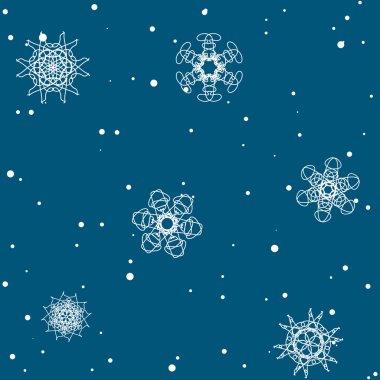 Kar tanesi pürüzsüz desen