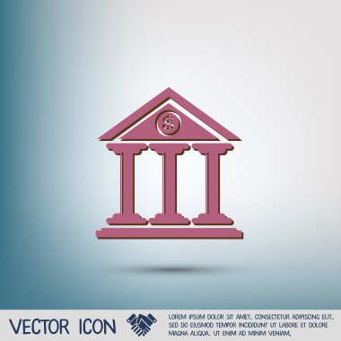 banka binası simgesi