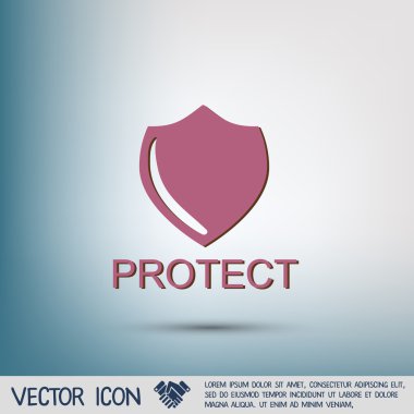 kalkan, koruması sembolü.