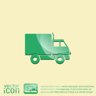 Kamyon lojistik simgesi