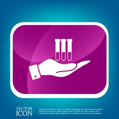 El tutma ampul veya ölçek kabı.