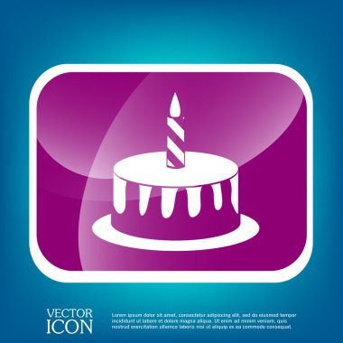 doğum günü pastası simgesi