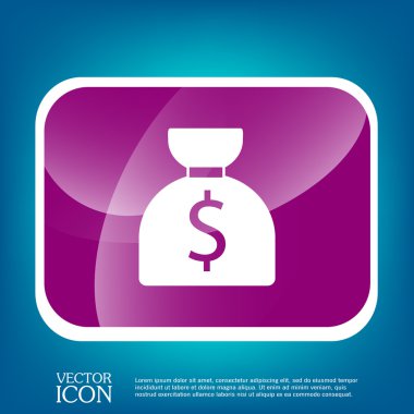 çanta dolusu para simgesi