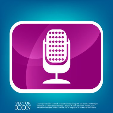 mikrofon işareti simgesi