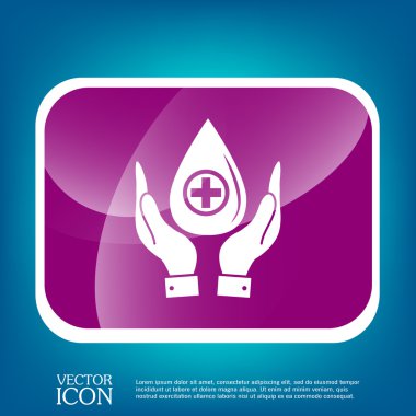 Damla holding eller simgesini bağış