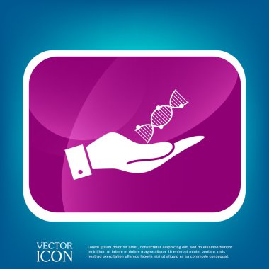 DNA sarmalının tutan el