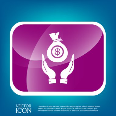 çanta dolusu para simgesi