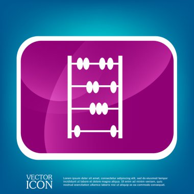 eski retro abacus simgesi