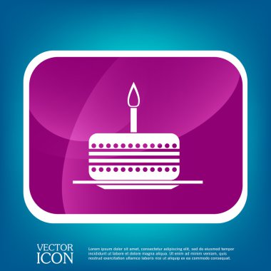 doğum günü pastası simgesi