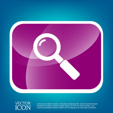 Büyüteç arama simgesi