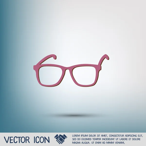 Symbol für Brille — Stockvektor
