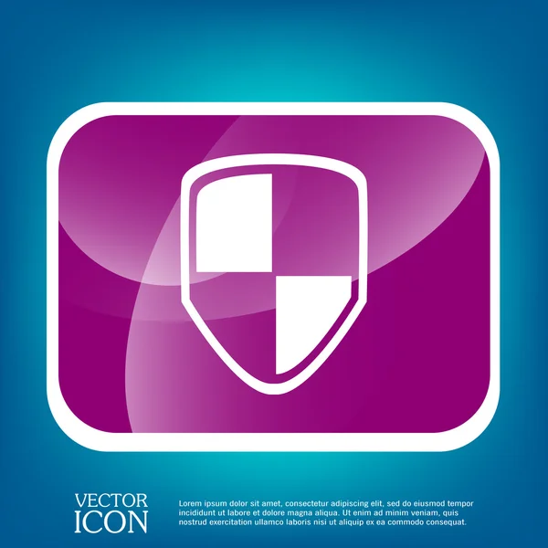 Protect shield icon — Stock Vector