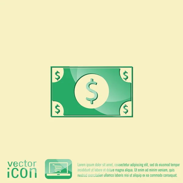 美元比尔符号 — 图库矢量图片